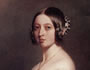 Retrato de la reina Victoria de Inglaterra.